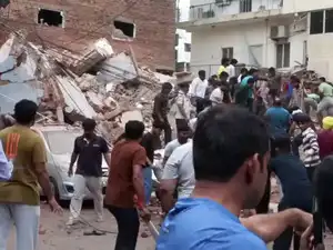 Delhi building collapse: Several feared trapped after structure collapsed in Satya Niketan