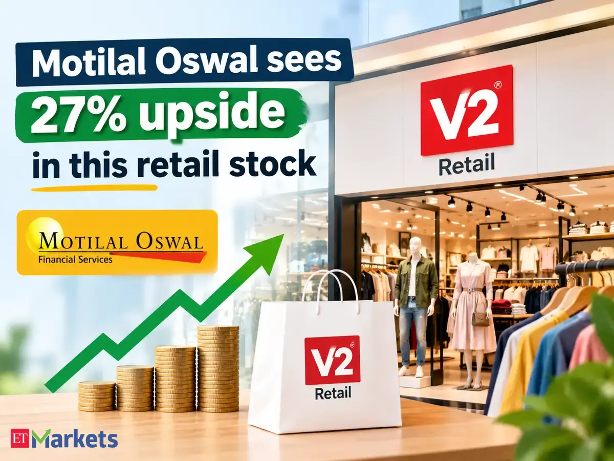 Motilal Oswal flags 27% upside potential in V2 Retail