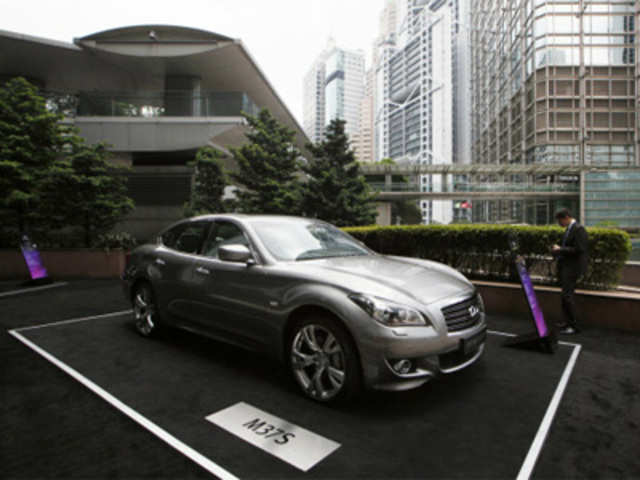 Nissan Infiniti M37S displayed at the opening ceremony