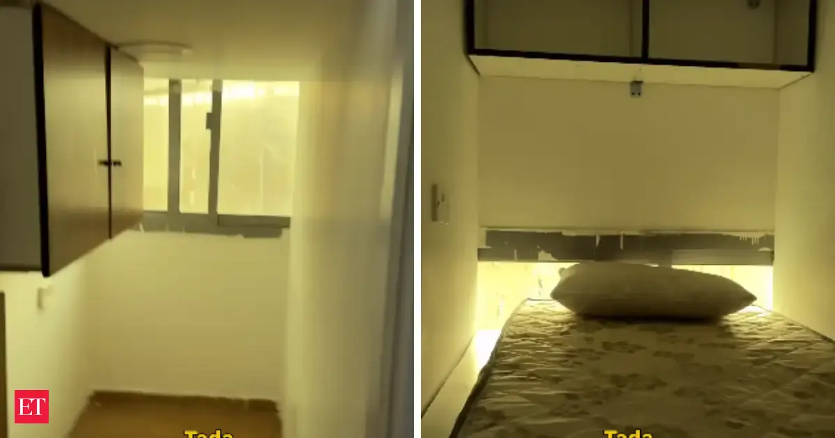 What does ₹30,000 rent get you in Dubai? Indian woman gives tour of tiny duplex room with limited storage and bed upstairs