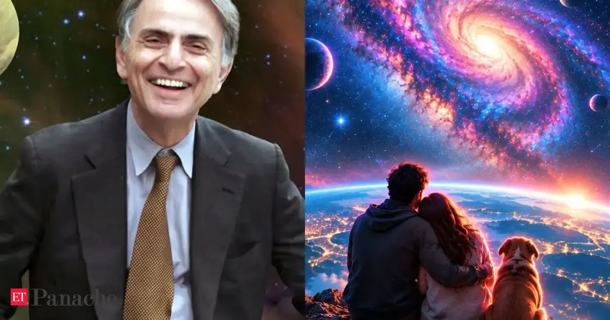 Quote of the day by Carl Sagan: 'For small creatures such as humans the universe is bearable only through love' - A powerful life lesson on why love can make life's biggest challenges easier to face by the American astronomer & astrophysicist
