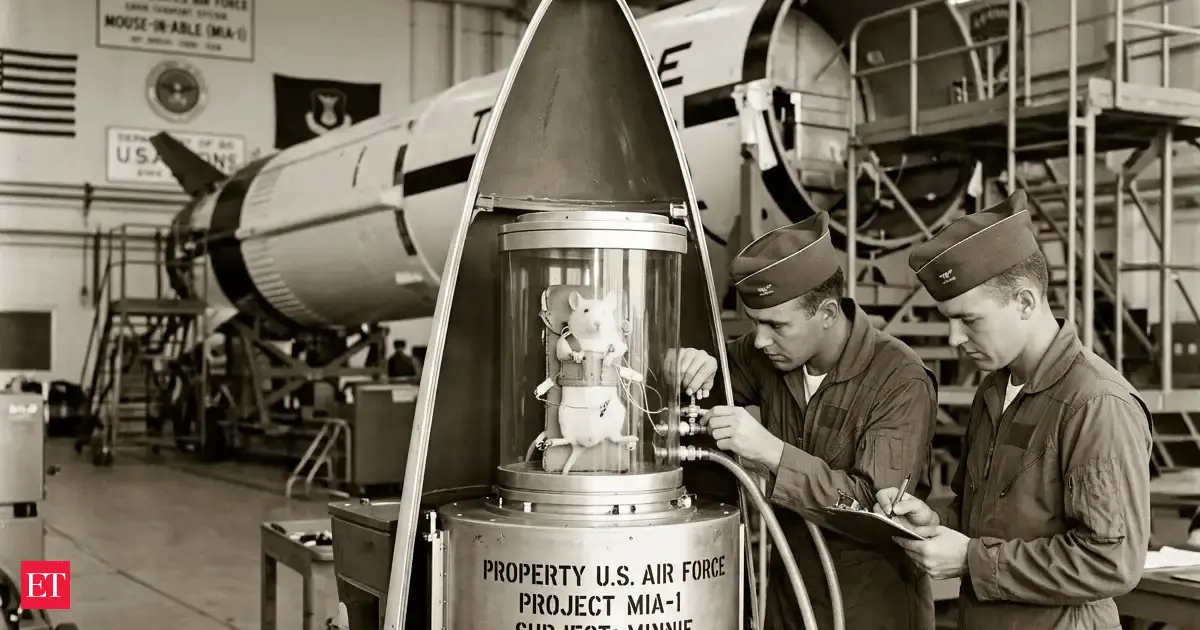 In 1958, a mouse nicknamed Minnie Mouse was sent to space by the United States Air Force under the first Mouse-in-Able (MIA-1) mission aboard a two-stage Thor-Able rocket but the animal didn't survive the flight