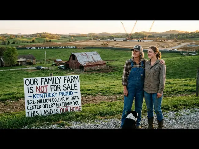 Kentucky mother and daughter turned down a $26 million AI data center offer for their family farm<br>