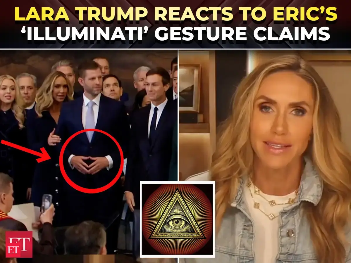 'What the h*ll...': Lara Trump addresses Eric's viral 'Illuminati' gesture at 2025 inauguration