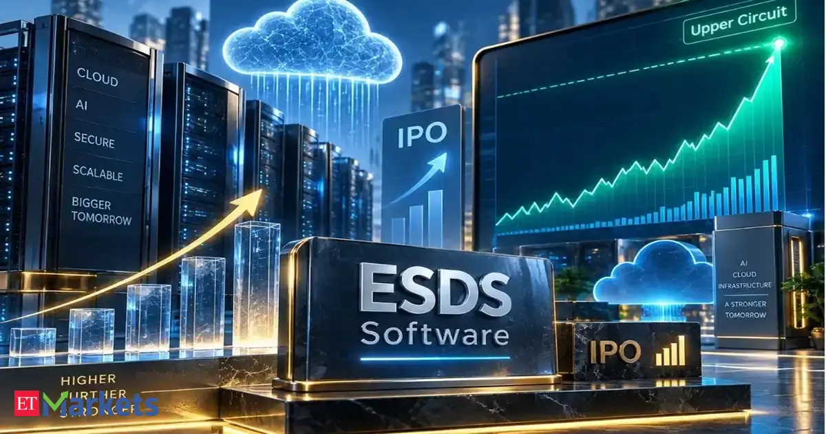 ESDS Software surges 235% in 4 sessions as AI infra fever grips markets