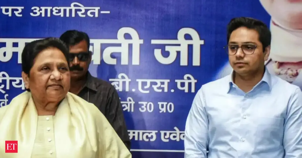 Mayawati draws family line, 'frees' nephew Akash from BSP
