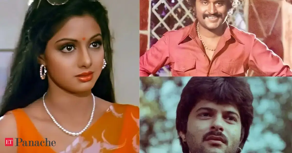 1980s AI photo trend: Before ChatGPT prompts reimagined them, here is what Rajinikanth, Sridevi, Anil Kapoor, Mammootty, Rekha and other actors looked like in 80s