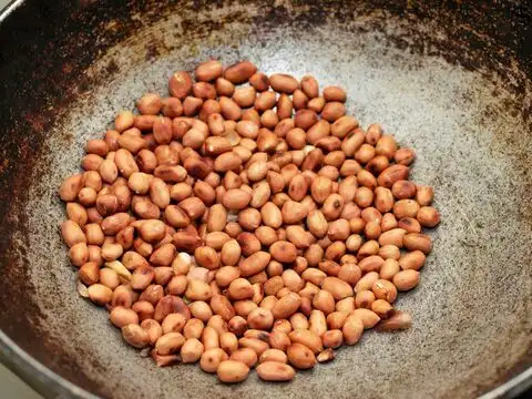 Roast the peanuts