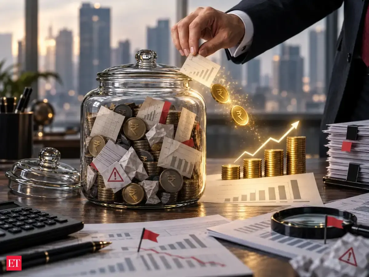 The cookie jar: Rs. 403 crore of expected losses simply disappeared, and turned into profit. Nobody had earned a rupee