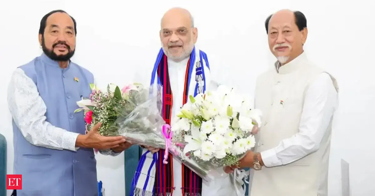 Nagaland CM Neiphiu Rio meets Home Minister Amit Shah, seeks intervention on state's developmental aspirations