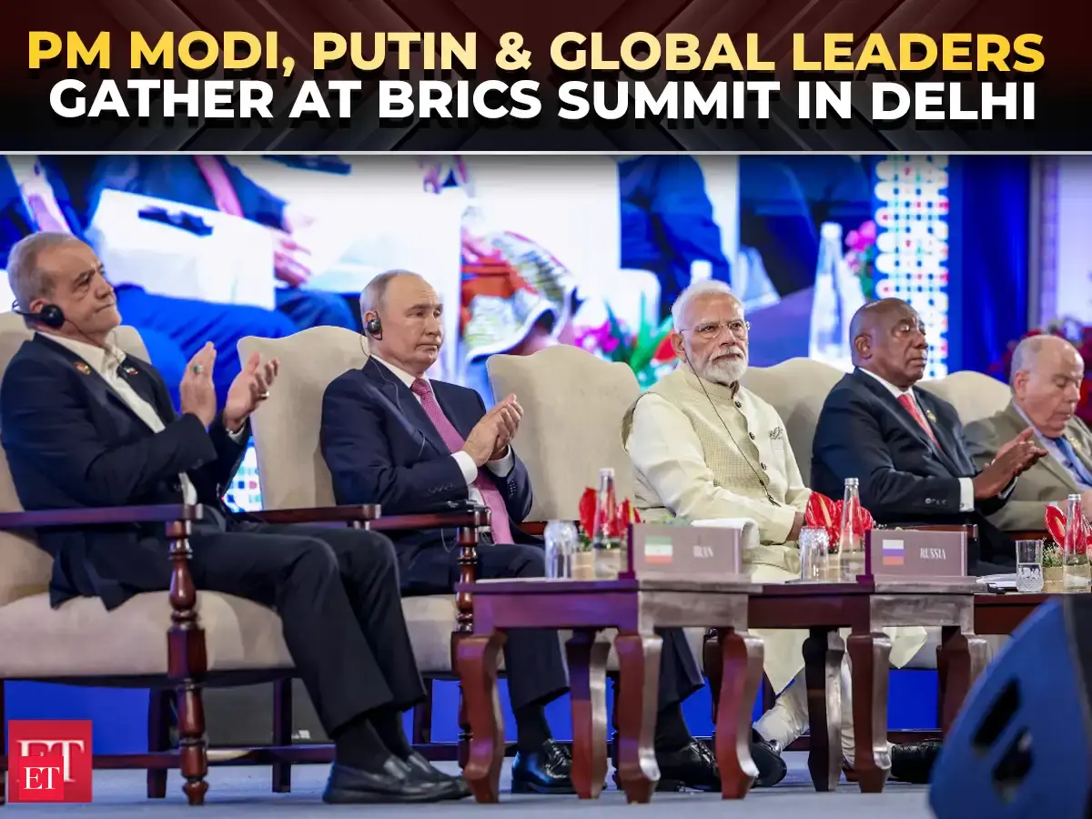 PM Modi at BRICS 2026 meets world leaders Putin, Pezeshkian, Abiy Ahmed ...