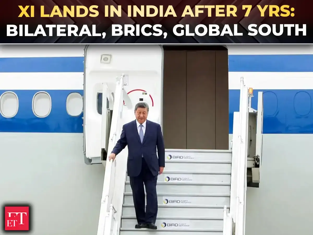 Chinese President Xi Jinping arrives in New Delhi for BRICS Summit after 7 yrs, set to meet PM Modi