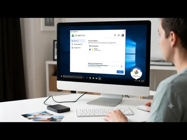 Google Drive has stopped backing up PC photos<br>