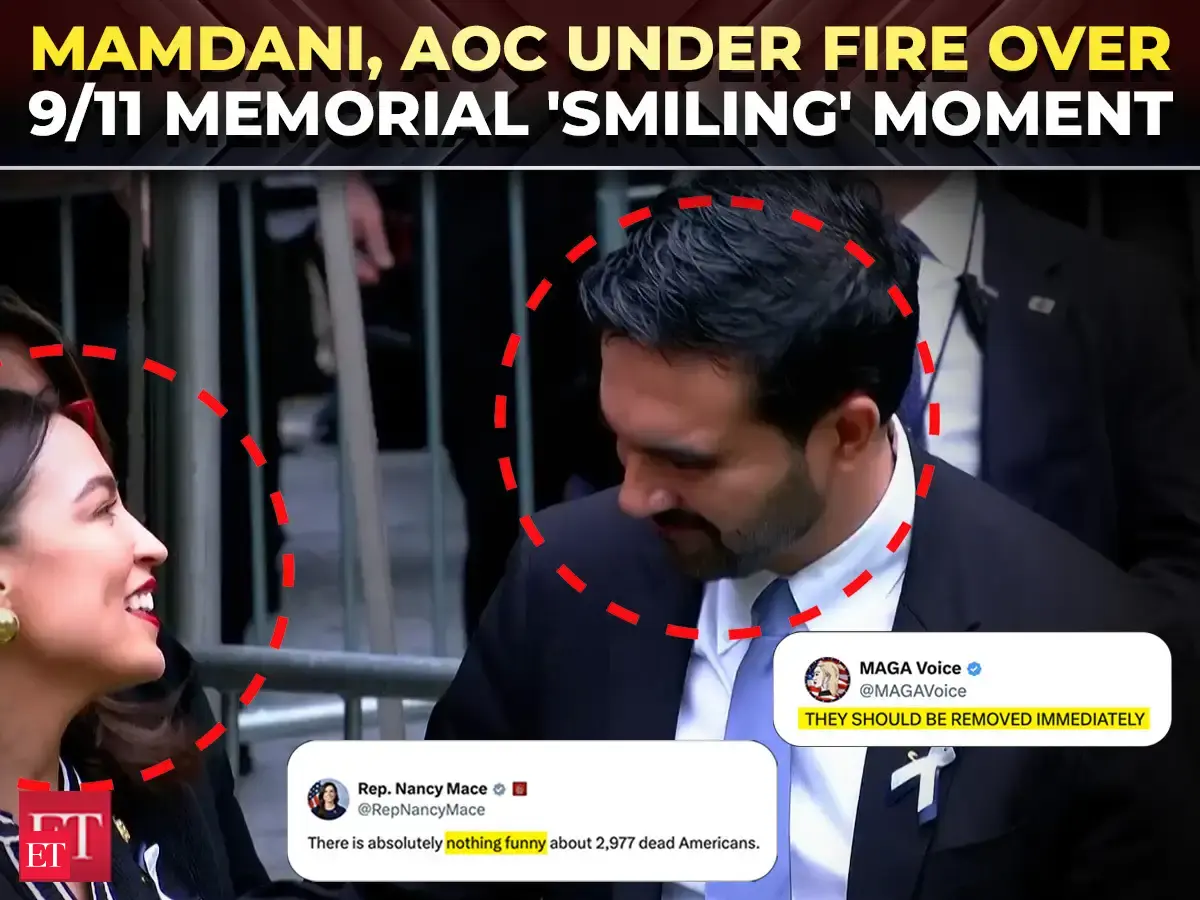 ‘Marxist socialist-Islamist alliance smiling’: Mamdani, AOC slammed for 'laughing' at 9/11 memorial