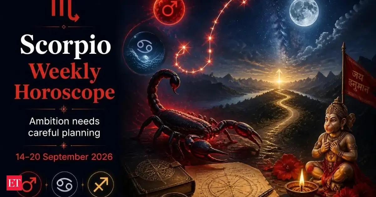 Scorpio Horoscope This Week (September 14 - September 20, 2026): Mars Transit Could Push You Toward Travel, Higher Learn
