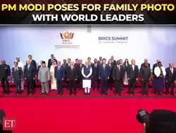 BRICS Summit 2026: PM Modi poses for a Family Photo with world leaders at Bharat Mandapam