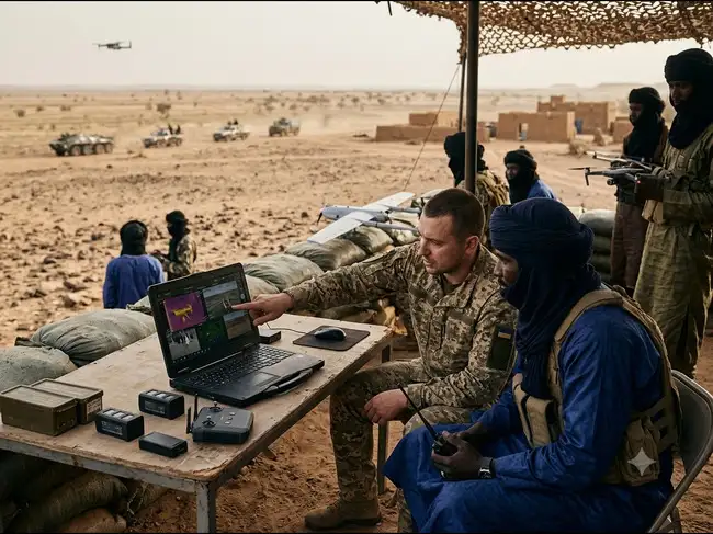 Ukraine’s drone war reaches Mali
