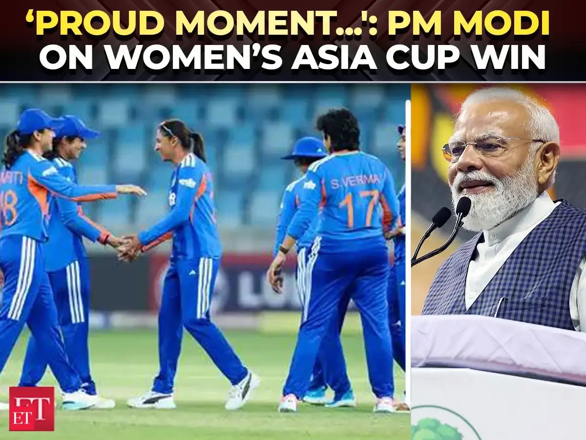 PM Modi Congratulates Indian Women's Cricket Team on Asia Cup Victory