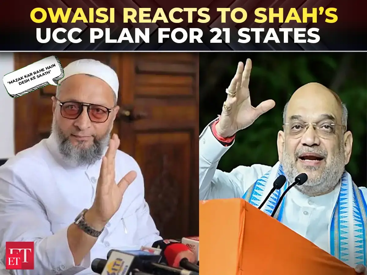 ‘UCC neither necessary nor desirable’: Owaisi slams Amit Shah’s 21-state plan, questions NDA allies