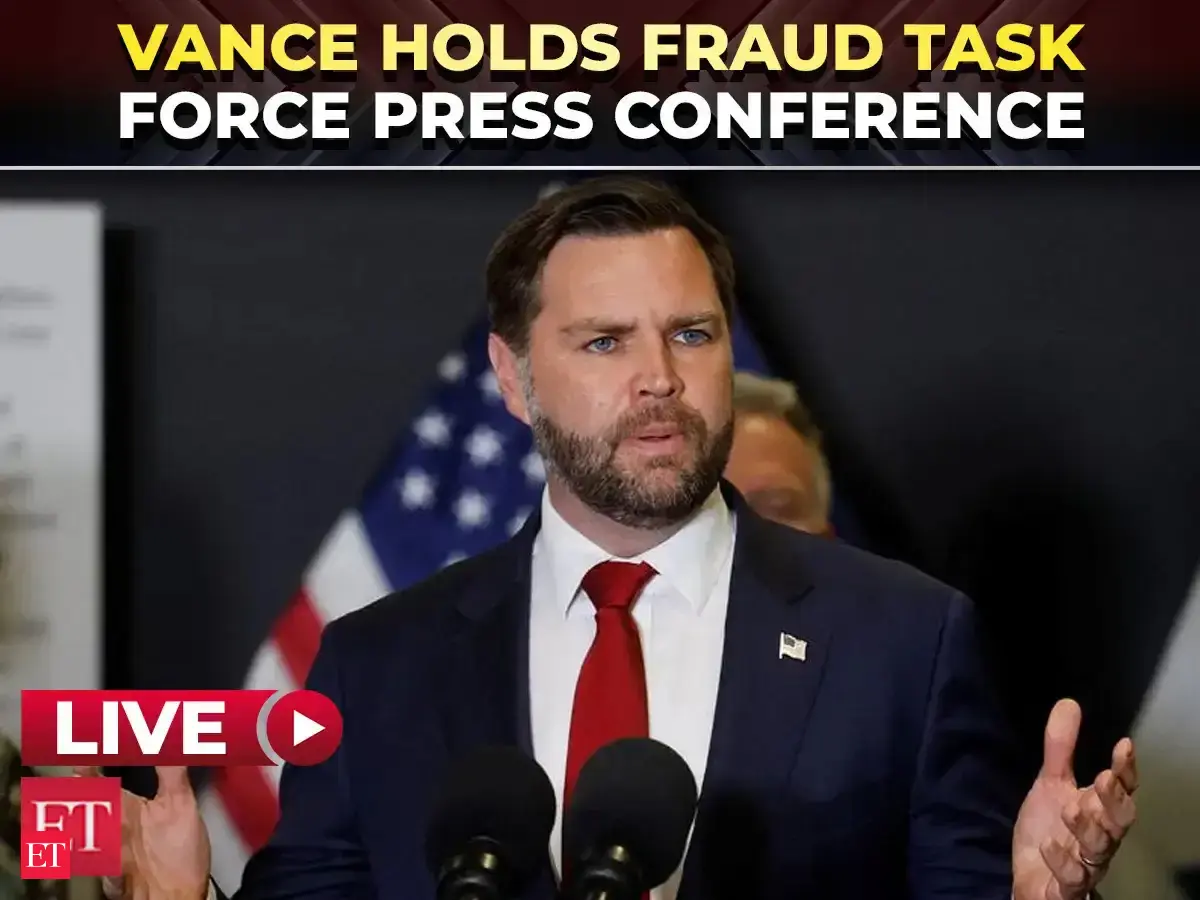 LIVE | JD Vance speaks on fraud crackdown at Task Force press briefing ...