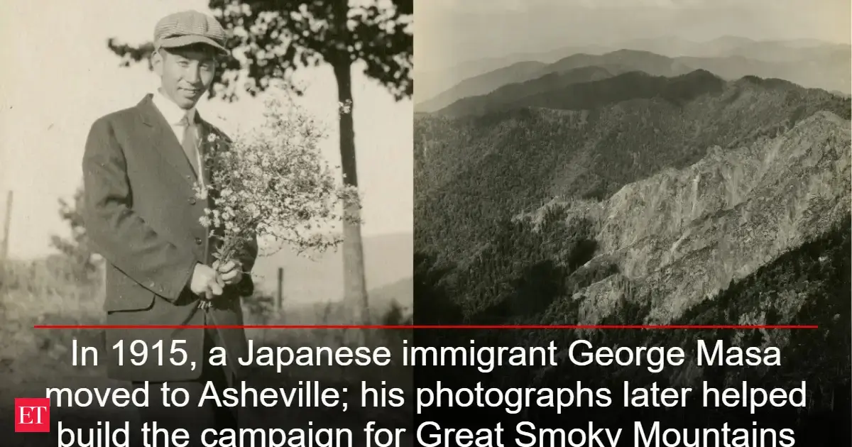 In 1915, a Japanese immigrant George Masa moved to Asheville; his photographs later helped build the campaign for Great Samoky Mountains National Park
