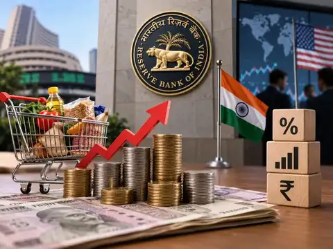 Inflation ticks up in India as foreign investors stay cautious