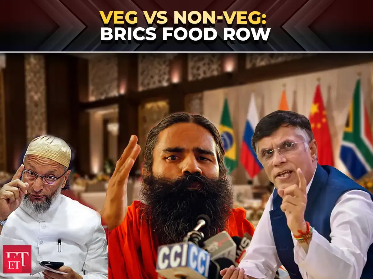 'Vegetarianism beneficial,' Ramdev defends BRICS dinner; Oppn alleges 'upper-caste vegetarian' push