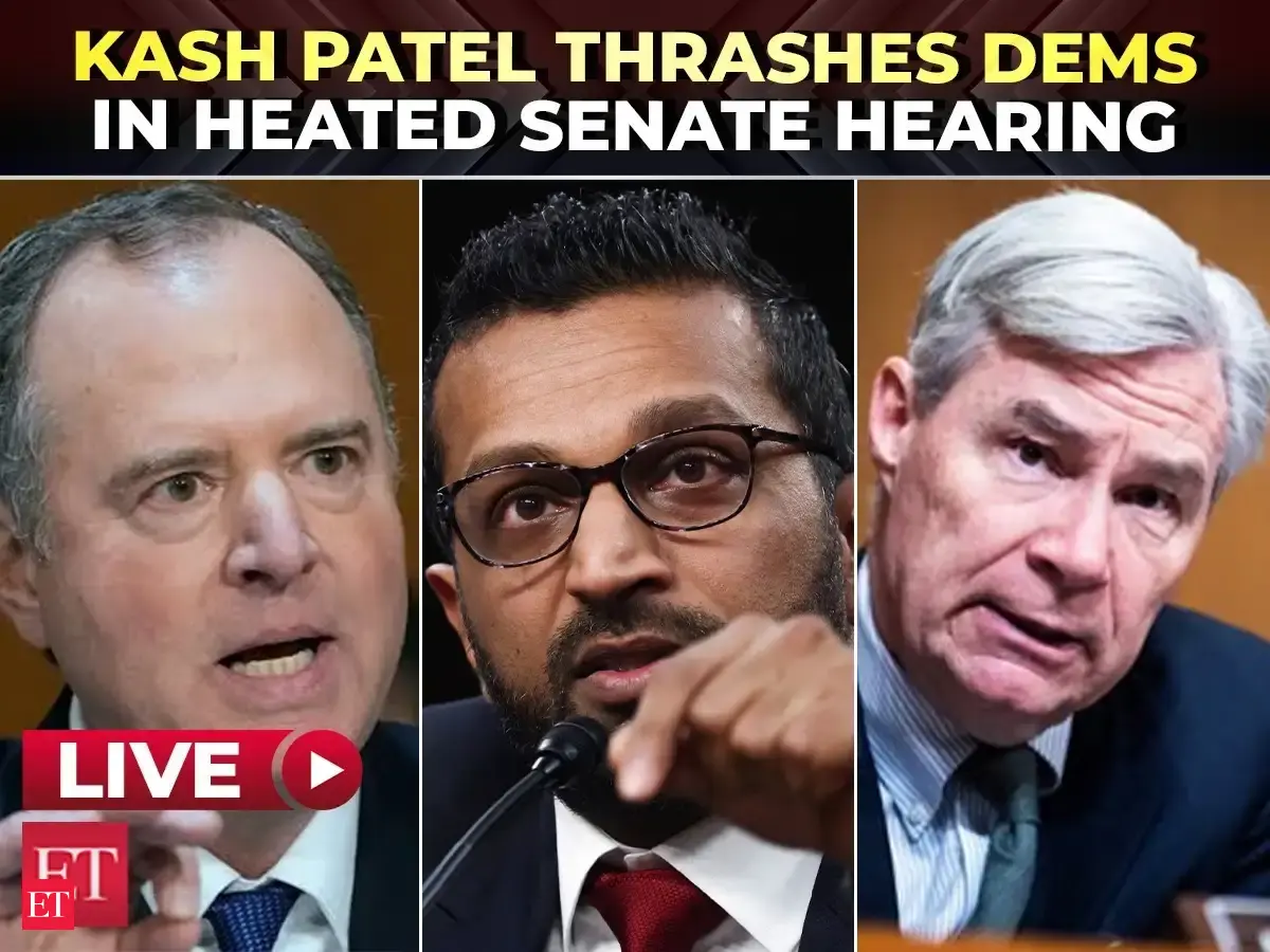 LIVE | ‘Kash Patel needs fancier jet to...': FBI Chief faces Dems' grilling in heated Senate hearing