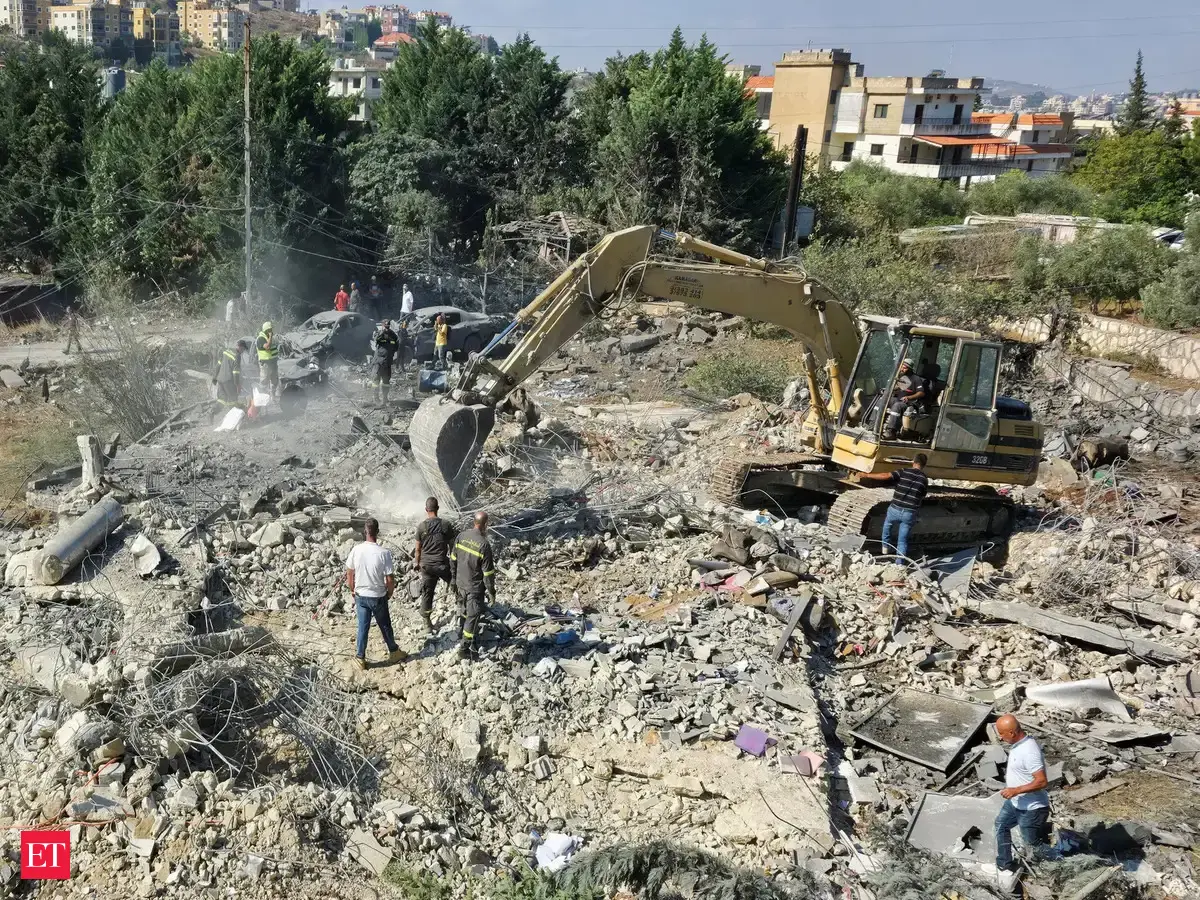 Israeli airstrikes on a village in southern Lebanon kill 12 people, including 2 children