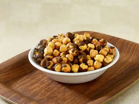 Roasted Chana With Chai