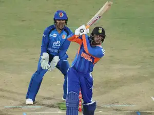 Abhishek Sharma's record 30-ball century and a dominant bowling effort routed Afghanistan for 94, sealing India's 3-0 series sweep.