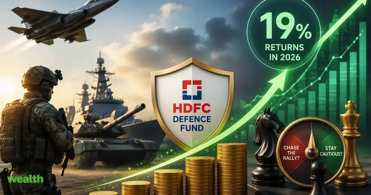 Defence funds deliver 19% returns in 2026, HDFC Defence Fund leads. Should investors chase the rally or stay cautious?