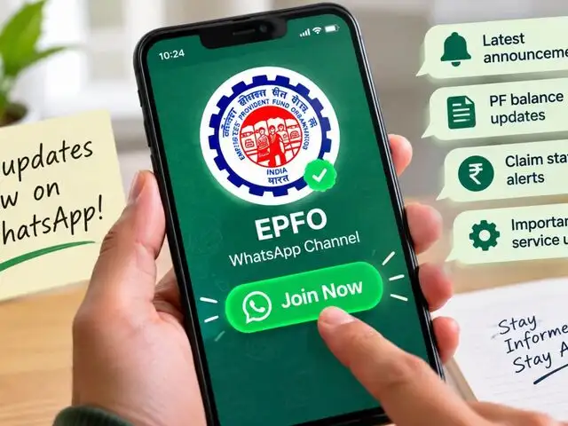 EPFO WhatsApp channel: PF updates now on your phone