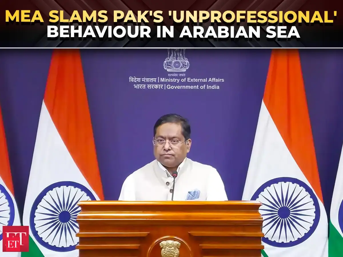 'Unacceptable and unprofessional': India on PNS Hunain collision with INS Kolkata in Arabian Sea