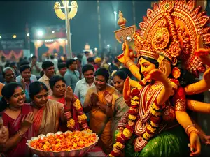 Durga Puja Devotion and Joy