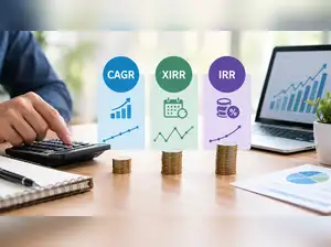 Explained: When should mutual fund investors use CAGR, XIRR or IRR to calculate returns? <br>