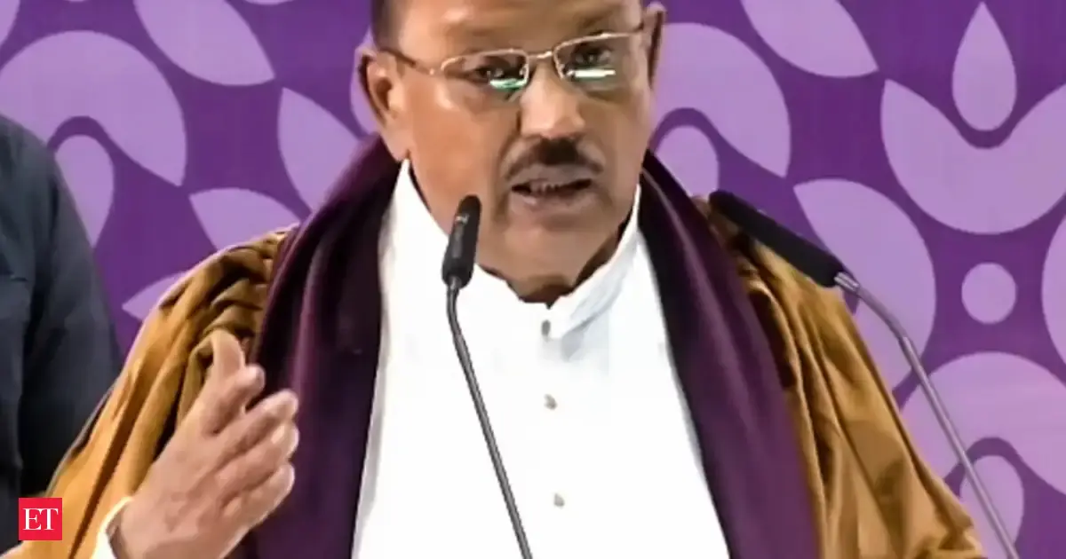 India’s GDP to rise from $4.015 trillion to $38 trillion in 20 years: NSA Ajit Doval