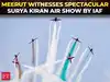 Surya Kiran Air Show captivates Meerut with aerial manoeuvres, sparks IAF aspirations among youth