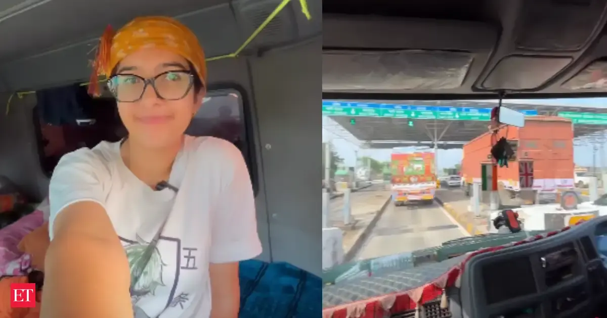Left air hostess training to drive a 16-tonne truck: Meet 25-year-old Neha Thakur, Himachal Pradesh’s first woman truck driver who now travels across India