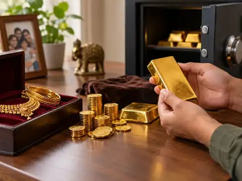 Physical gold: Tangible, but comes with costs