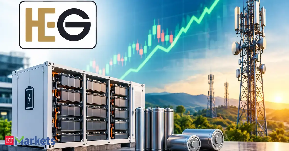 HEG shares rally 5% after receiving Rs 217.56 crore order from Indus Towers for lithium-ion battery banks