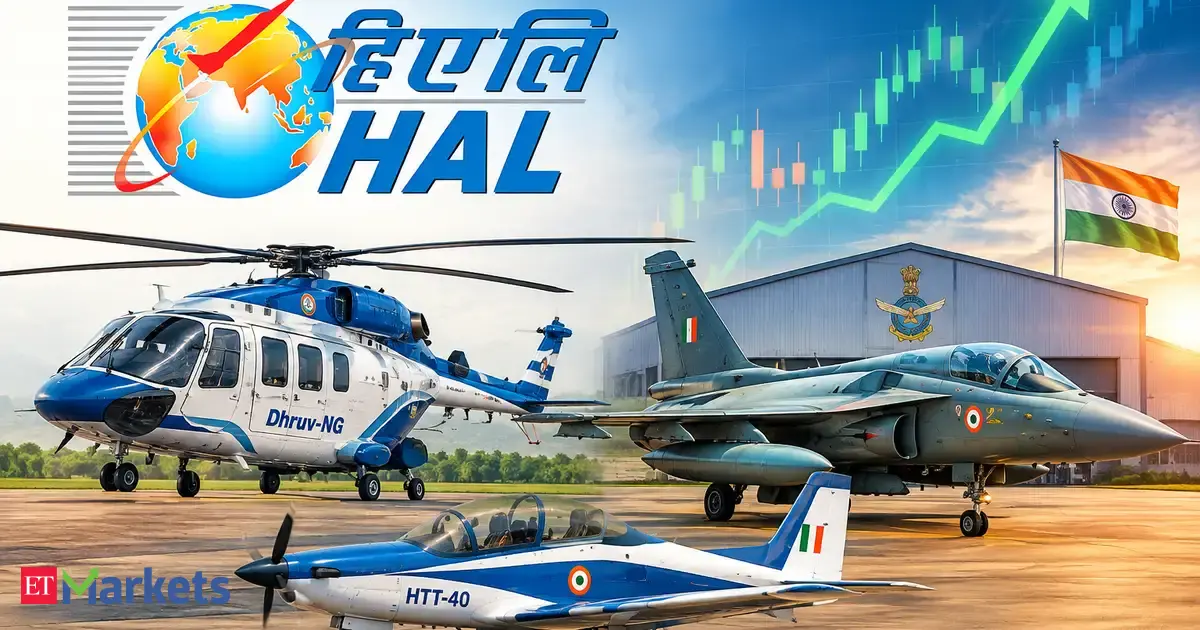 HAL shares rise 2% as firm hands over 3 aerospace platforms to IAF. What is Goldman Sachs saying?