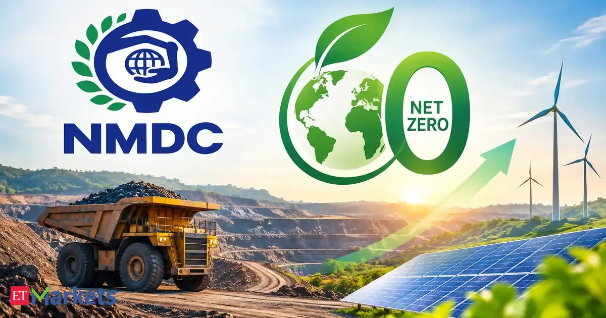 NMDC shares rally 2% after company sets target to achieve net-zero operational emissions by 2047 