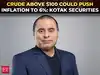 Crude above $100 could push inflation to 6%; RBI may hike rates 50 bps: Kotak Securities