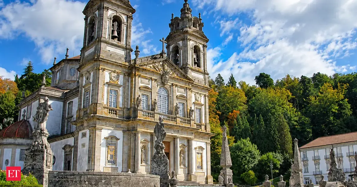 In 1882, Portugal built a water-powered lift up the Bom Jesus hillside; the unusual system still climbs th