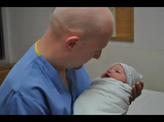 Ian Stedman and his daughter