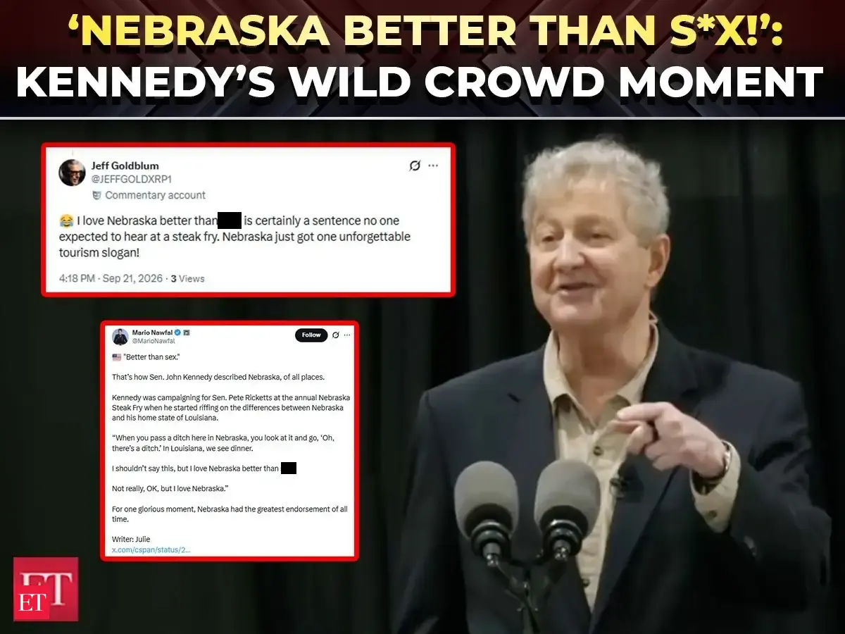 'Without farmers, you’d be hungry, naked & sober!': Kennedy’s hilarious Nebraska praise goes viral
