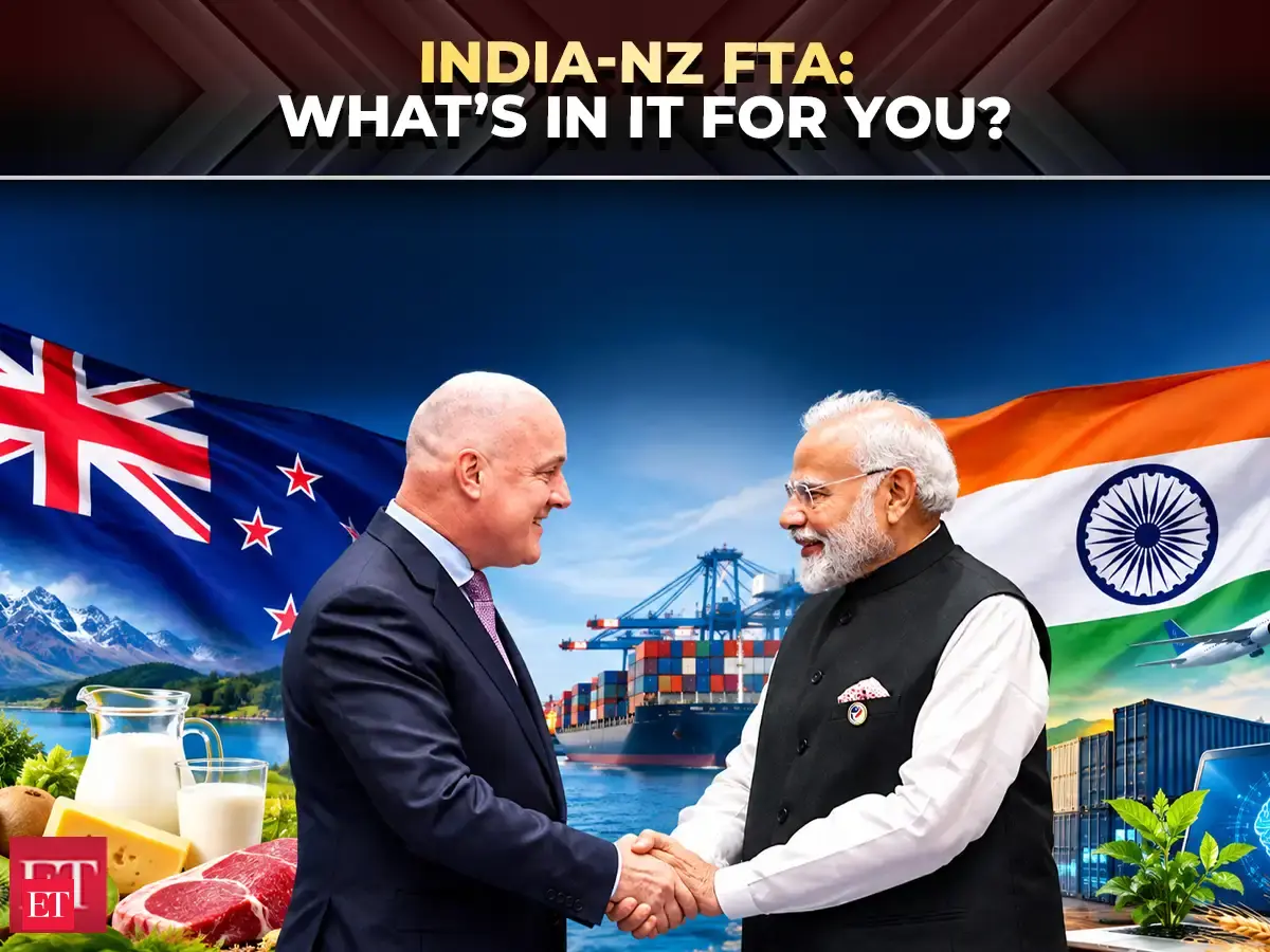 India–New Zealand FTA Explained: Zero Duty, 5,000 Visas & No Dairy