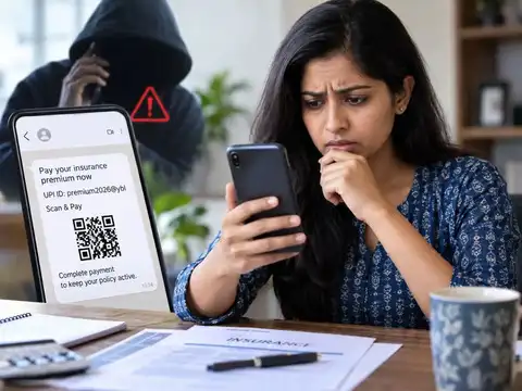 Scam #4: Paying your premium via a random UPI link? Stop right there