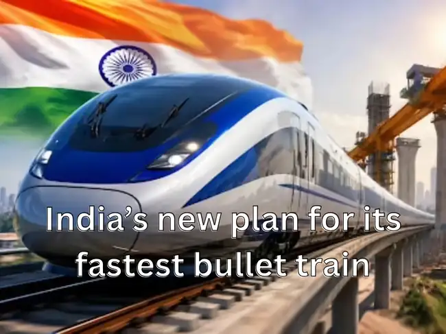 India’s new plan for its fastest bullet train